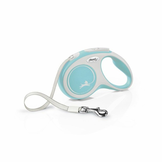 Laisse new comfort s tape 5 m light blue flexi cf10t5-251-hbl-20