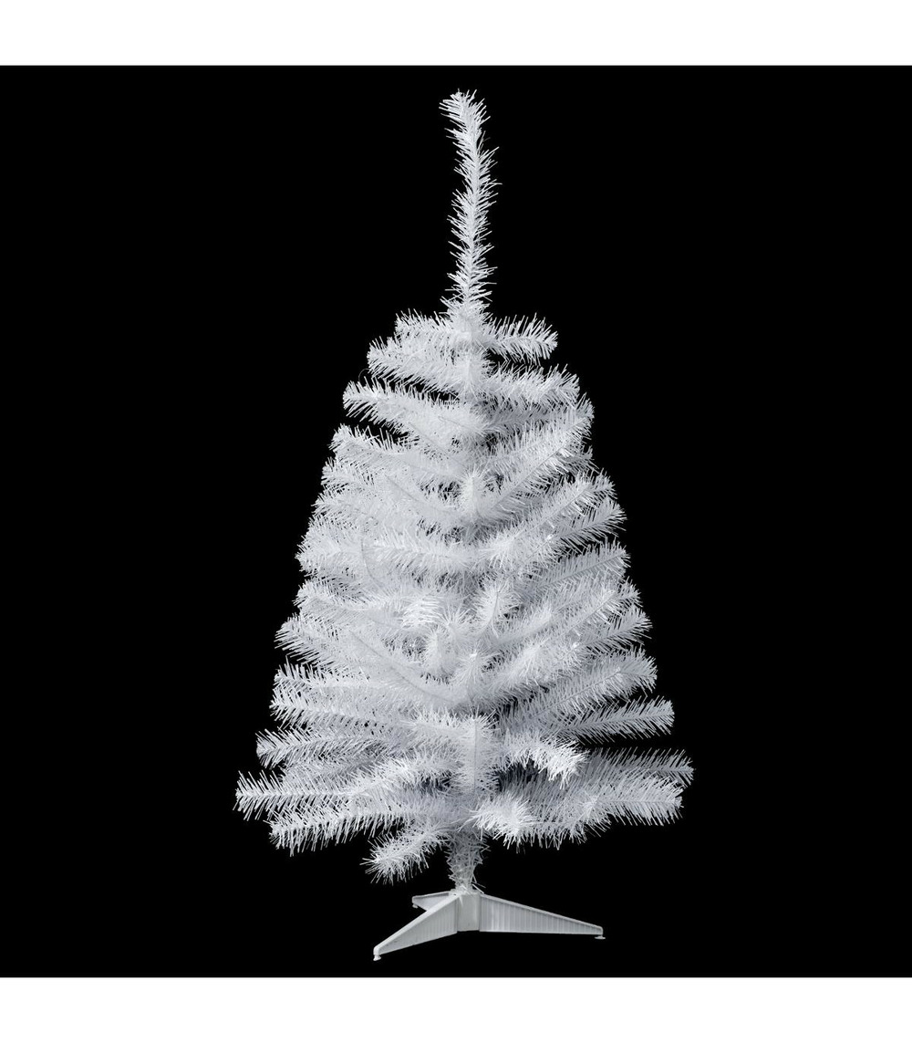Sapin de noël artificiel blanc h 100 cm