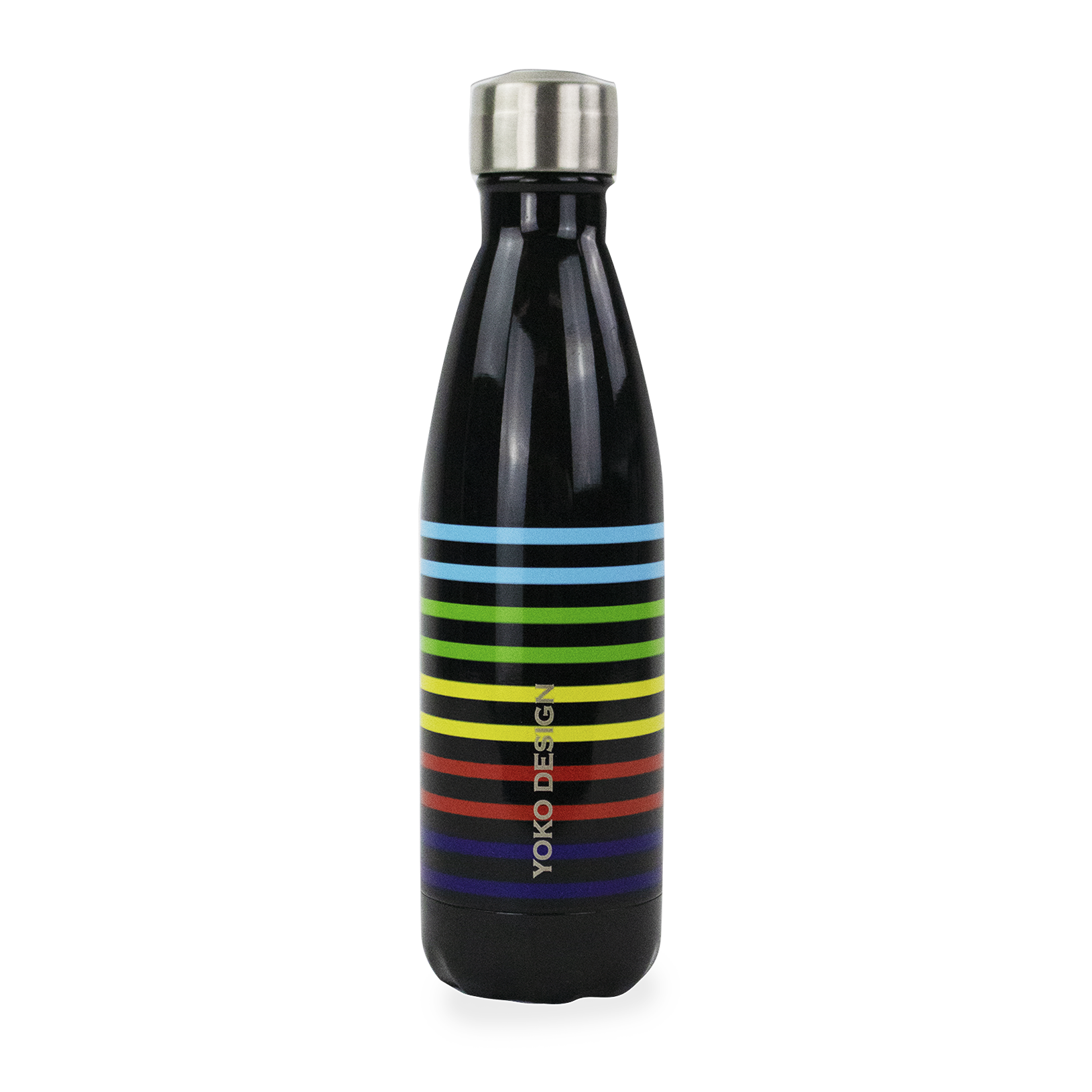 Bouteille isotherme 500 ml " rainbow " noire