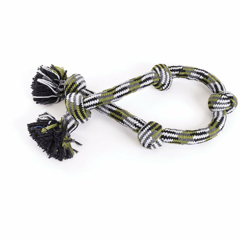 Corde 5 noeuds pour chiens jouet mordant pour chiens