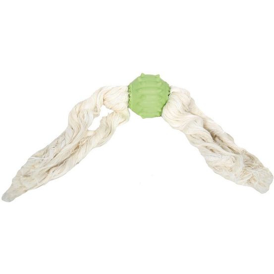 Balle cordes pour chiens conçu pour un nettoyage dentaire efficace