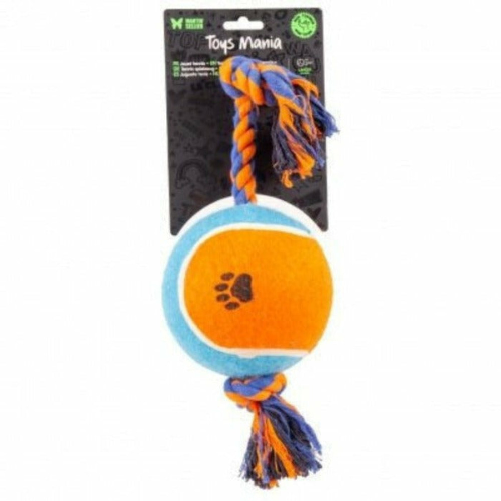 Balle de tennis pour chiens avec cor