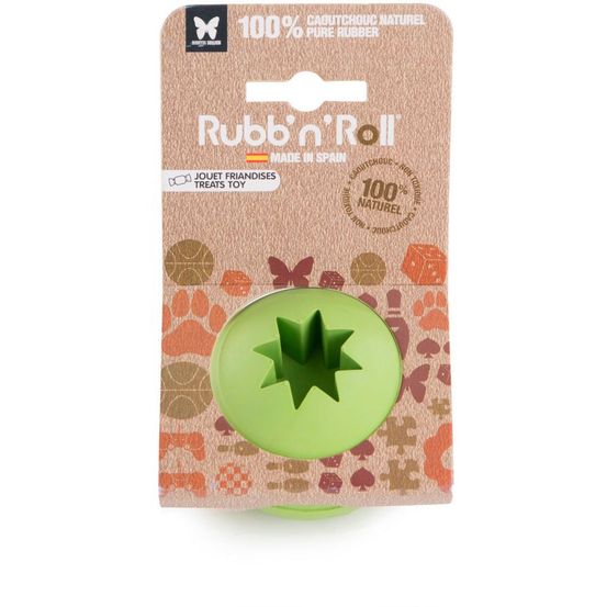 Balle distributeur de friandises pour chiens en caoutchouc naturel
