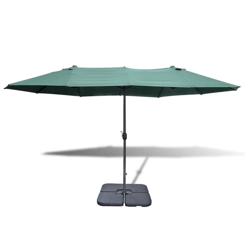 Parasol Avec Base Portable 2 7 X 4 6 M Aluminium Vert Truffaut parasol-avec-base-portable-2-7-x-4-6-m-aluminium-vert-truffaut