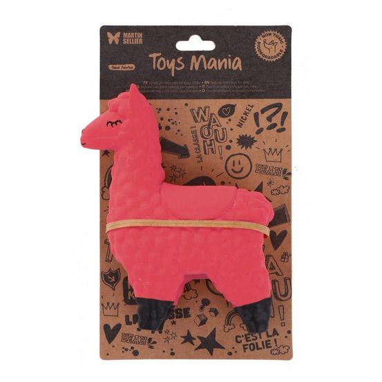 Lama sonore pour chiens jouet en latex naturel