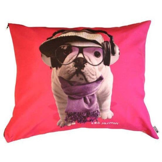Teo jasmin - coussin confortable pour chien teo groovy - déhoussable et en polyester de qualité