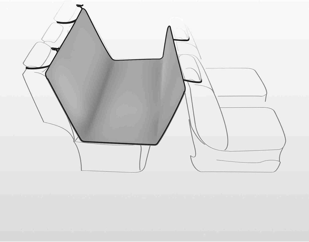 Couverture Pour Sièges De Voiture 1,40 X 1,45m Noir-brun