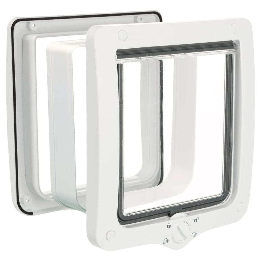 Chatière à 4 positions xxl avec tunnel blanc