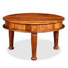 Table basse bois massif de sesham 70 x 70 x 40 cm