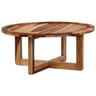 Table basse  80x35 cm bois massif de sesham