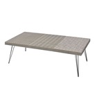 Table basse 120 x 60 x 38 cm gris