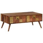 Table basse 100 x 50 x 39 cm bois de sesham massif