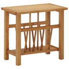 Table à revues 45x27x42 cm bois de chêne solide