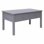 Table basse gris 100 x 50 x 45 cm bois