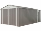 Garage métal "nevada" avec porte battante - 18,56 m²