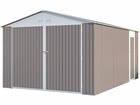 Garage métal "nevada" avec porte battante - 15,36 m²