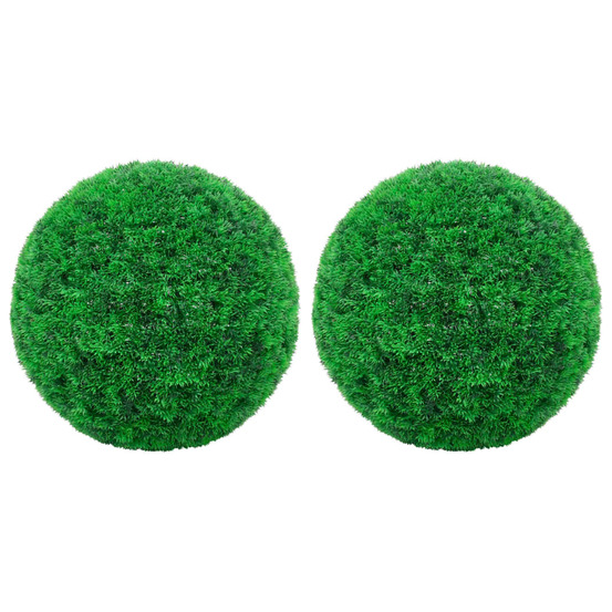 Boules de buis artificielles 2 pcs 35 cm