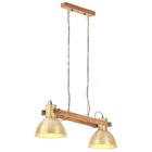 Lampe suspendue industrielle 25 w laiton 109 cm e27