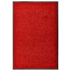 Paillasson lavable rouge 60x90 cm