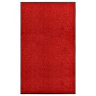 Paillasson lavable rouge 90x150 cm