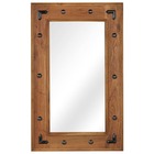 Miroir bois d'acacia massif 50 x 80 cm