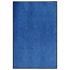 Paillasson lavable bleu 120x180 cm