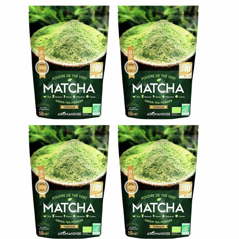 Poudre de thé vert bio japonais matcha 200 g
