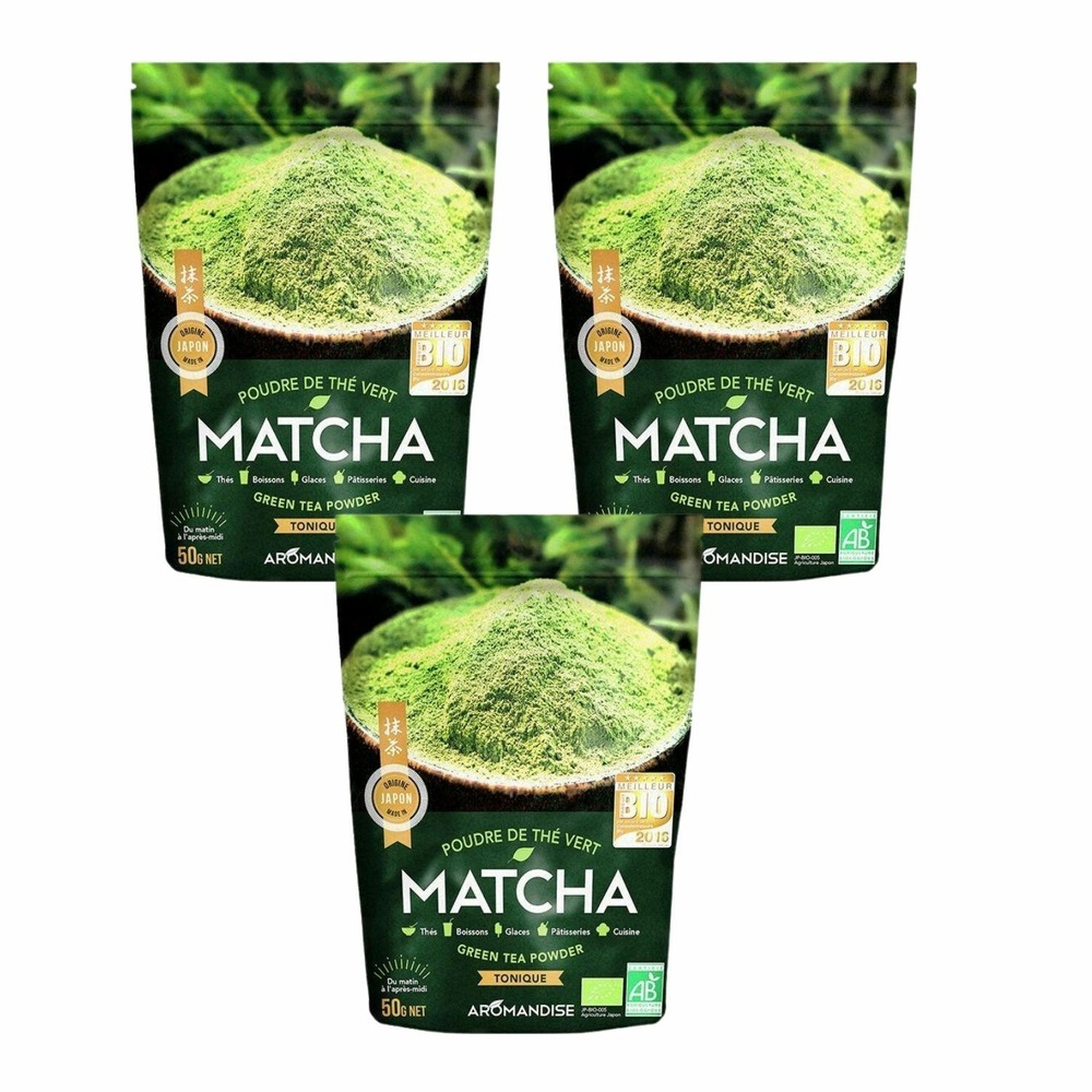 Poudre de thé vert bio japonais matcha 150 g