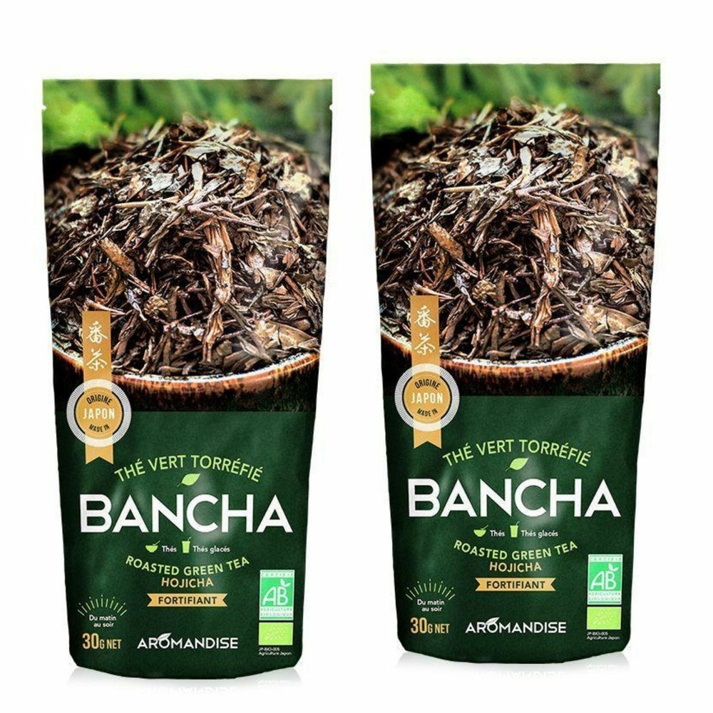 Thé vert bio japonais bancha hojicha 60 g