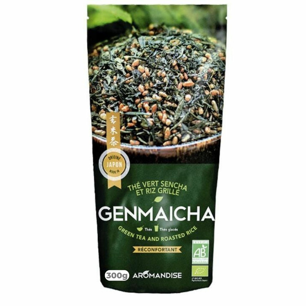 Thé vert bio et riz complet genmaicha 300 g