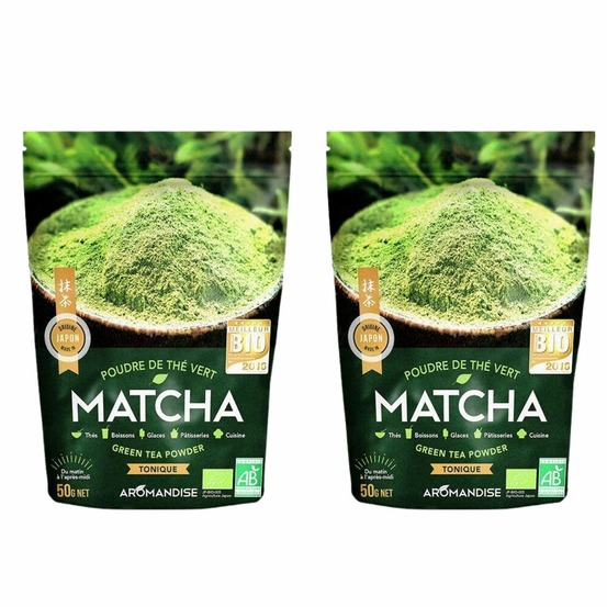 Poudre de thé vert bio japonais matcha 100 g