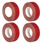 4 glitters tape 5 m x 1,5 cm - rouge