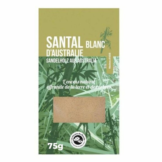Mélange de santal blanc à brûler 75 g