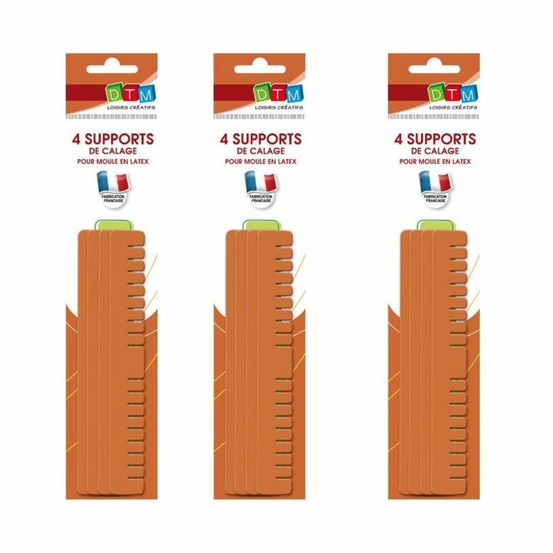 12 supports de calage pour moule à bougies ou en latex