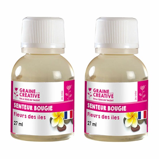 Parfum pour bougie 54 ml - senteur fleurs des îles