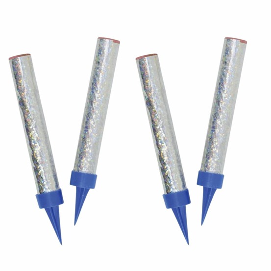 4 bougies-fontaines lumineuses 12 cm