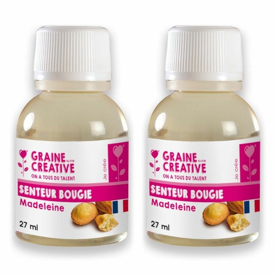 Parfum pour bougie 54 ml - senteur madeleine