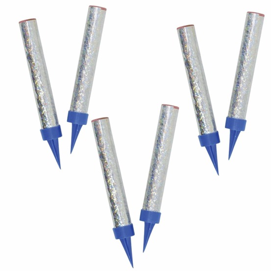 6 bougies-fontaines lumineuses 12 cm