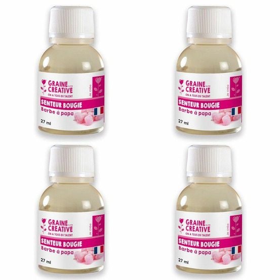 Parfum pour bougies 108 ml - senteur barbe à papa