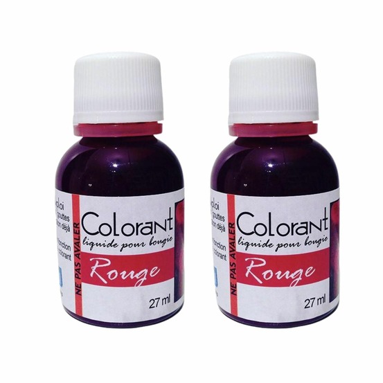 Colorant pour bougie 54 ml - rouge