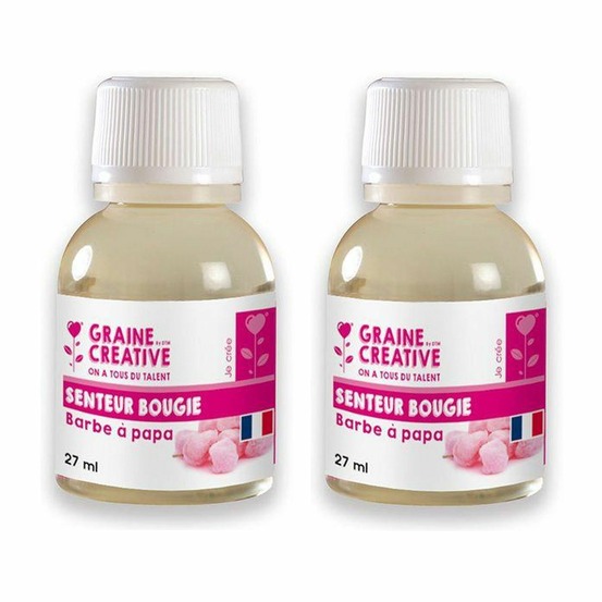 Parfum pour bougie 54 ml - senteur barbe à papa