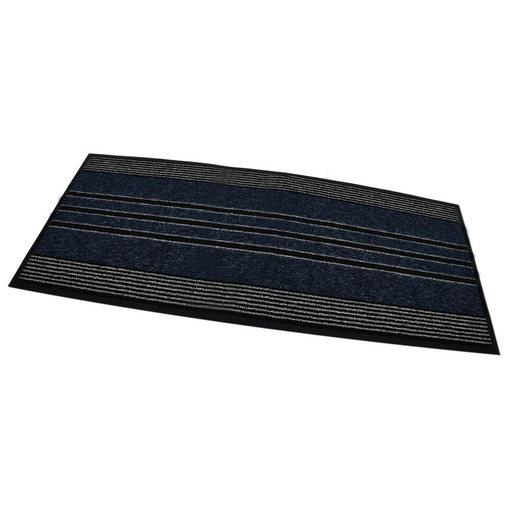 Tapis absorbant 2-en-1 extérieur et intérieur | tapis protection de sol anti-poussière anti-saletés | | bleu | 45 x 130