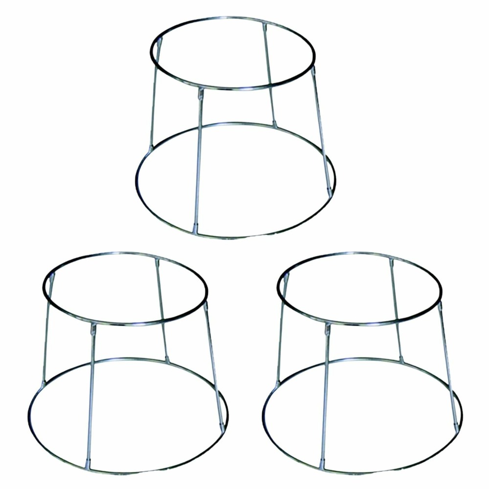 3 supports de table inox pour plateau de fruits de mer