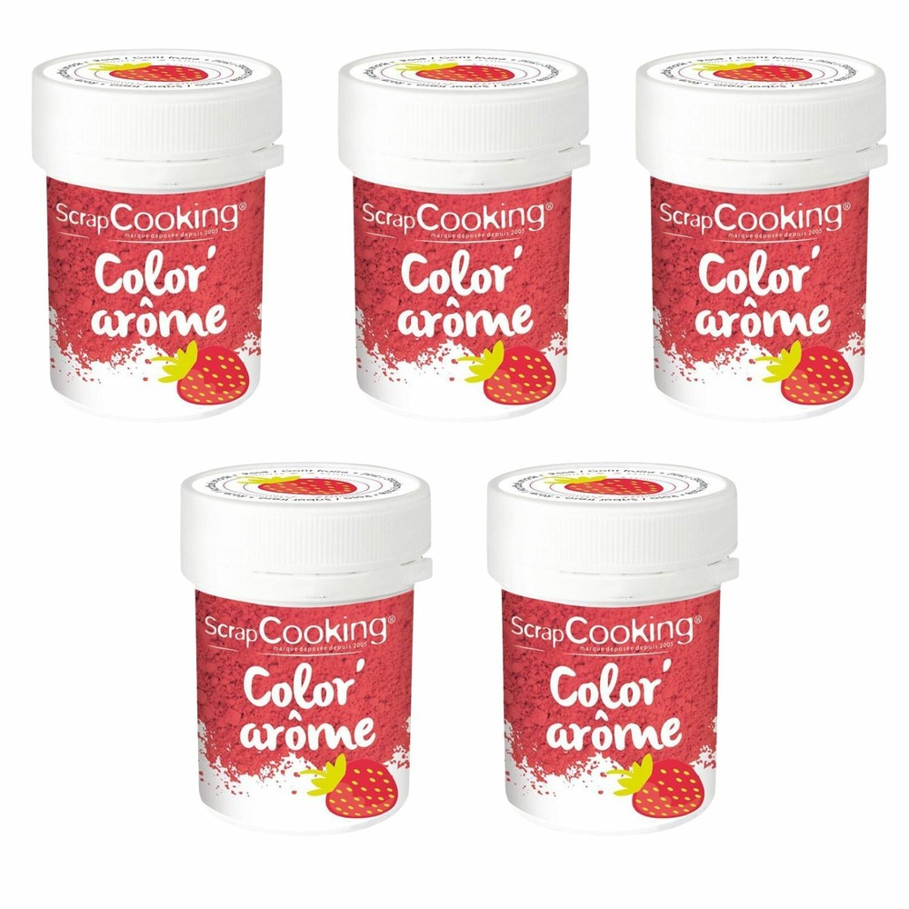 Colorant alimentaire liposoluble 20 g - rouge Scrapcooking - www
