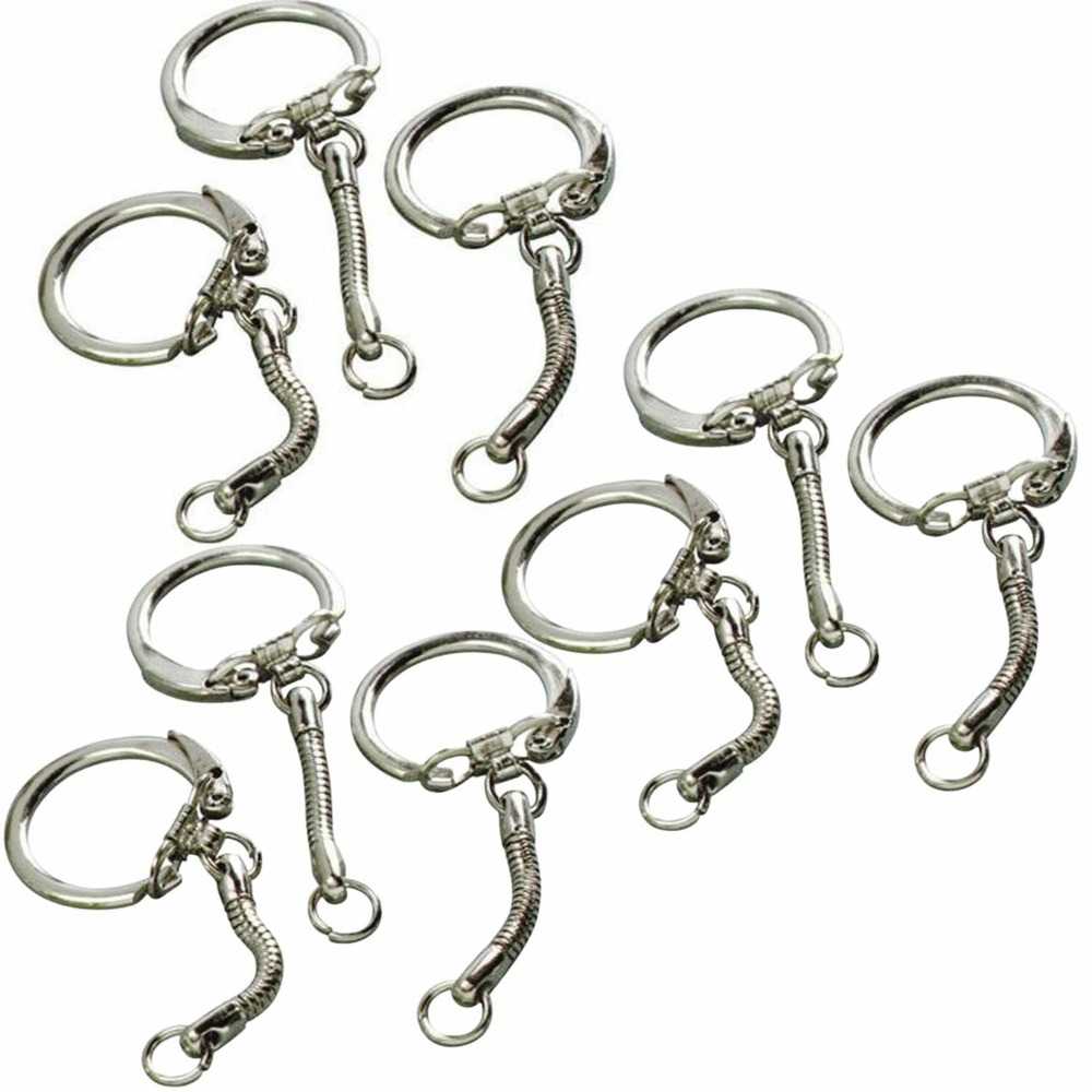 30 porte-clés 6 cm + mousquetons