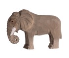 Figurine eléphant en bois