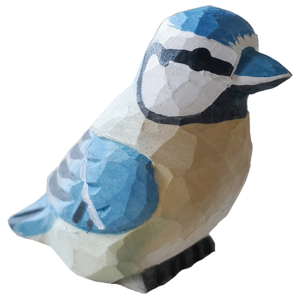 Figurine mésange bleue