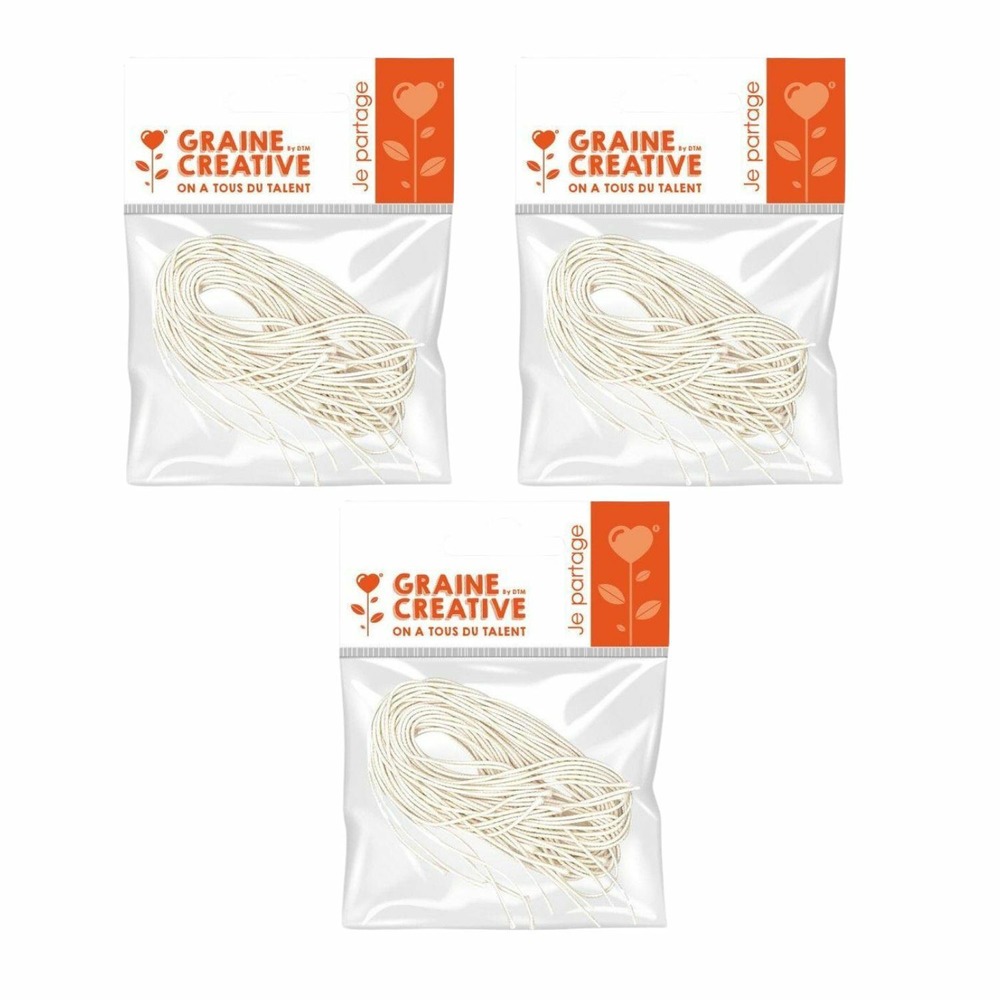 30 élastiques blancs pour masques 60 cm