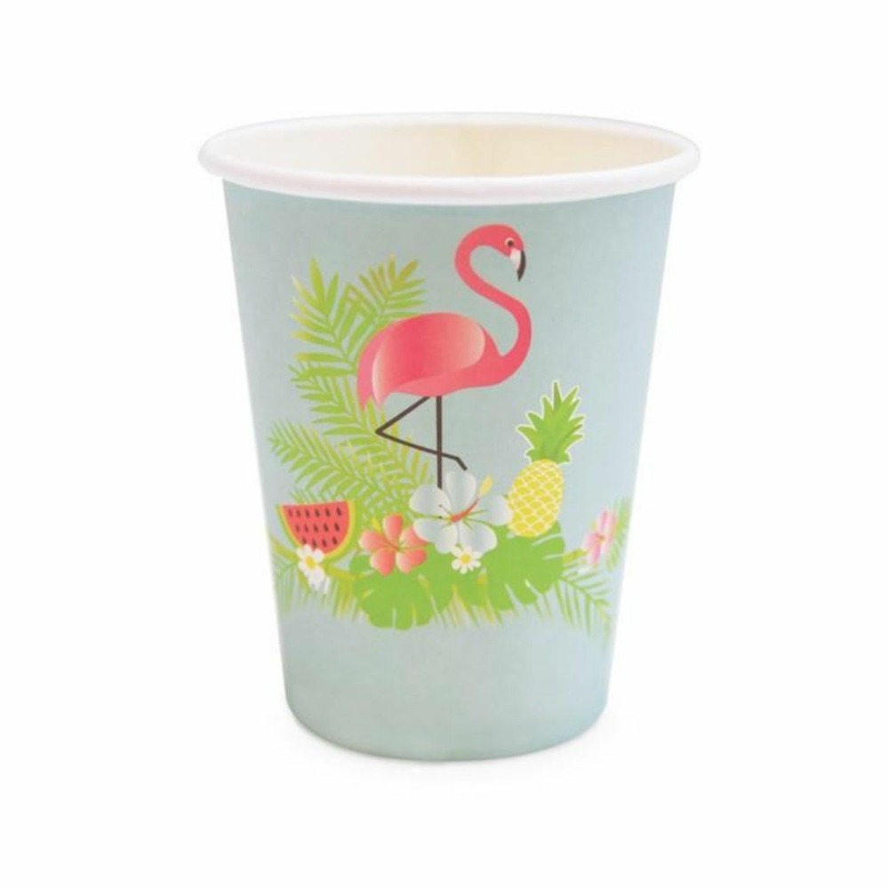 24 gobelets en carton - summer - 25 cl