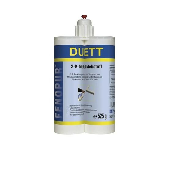 Colle polyuréthane, colle pu, colle bi-composant, colle 2k pu, colle grise, 525 g